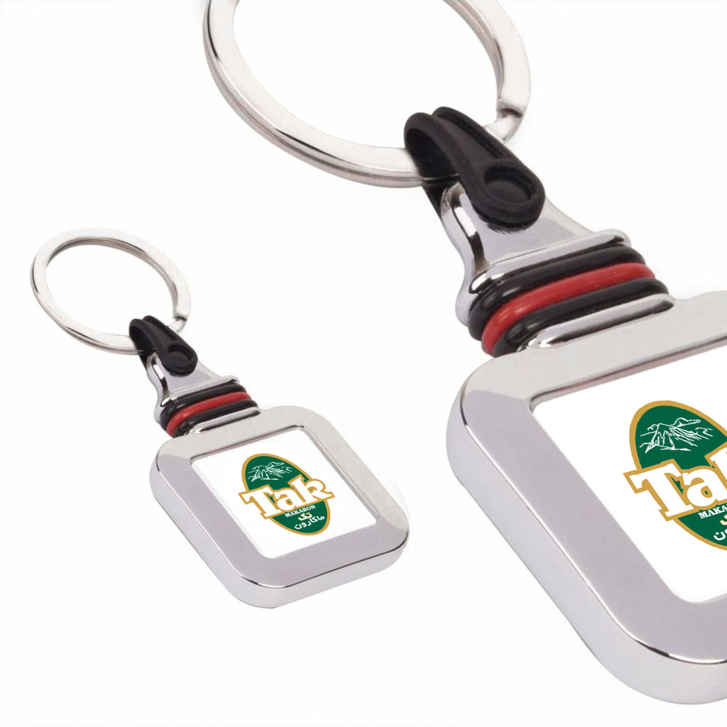 جاکلیدی اختصاصی کریستال دور کروم مربع کد KE-105 - تصویر 1